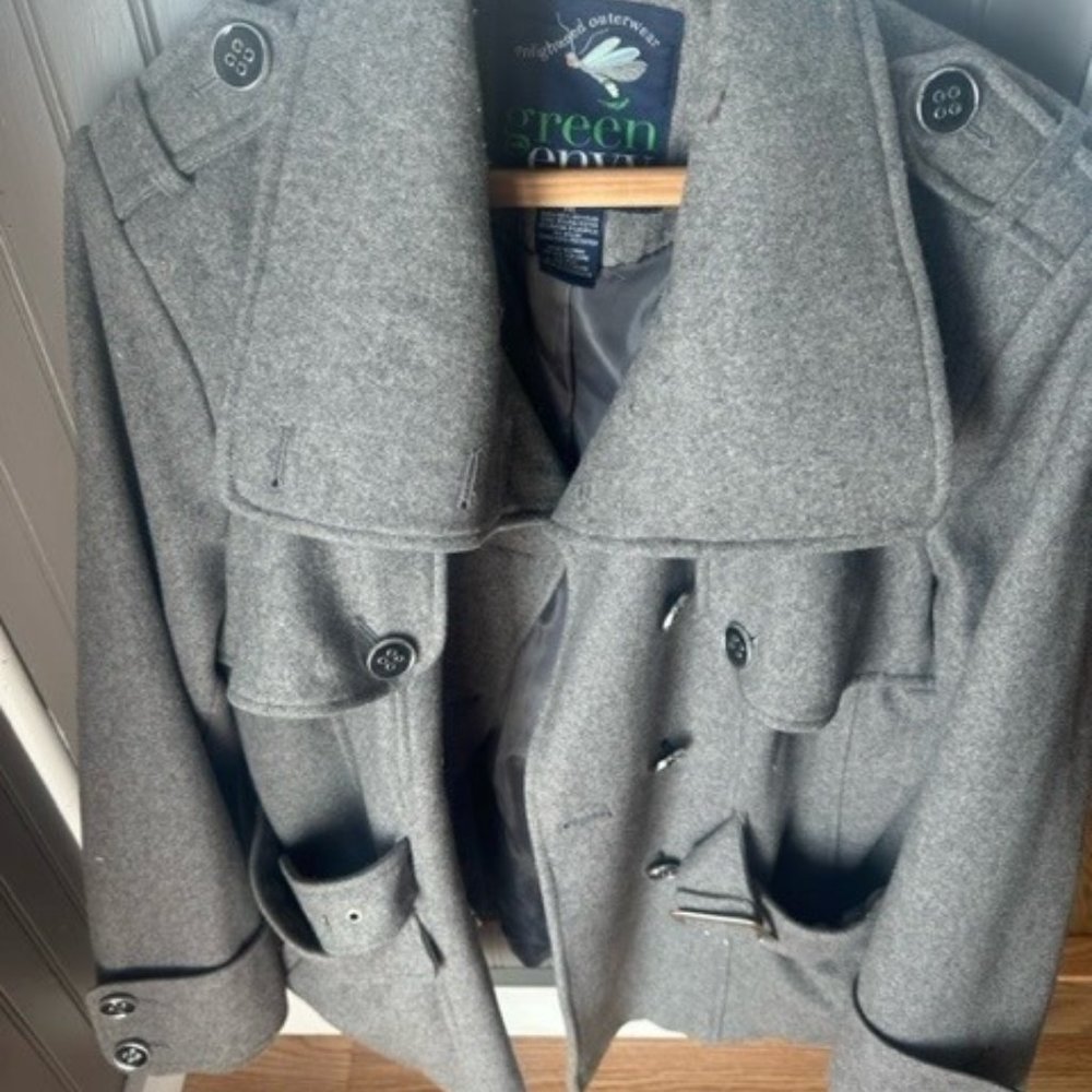 Green with Envy Wool Coat XXL